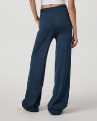 Halo Wideleg - Long Women's Blue Coast Heather Pants | Vuori Online