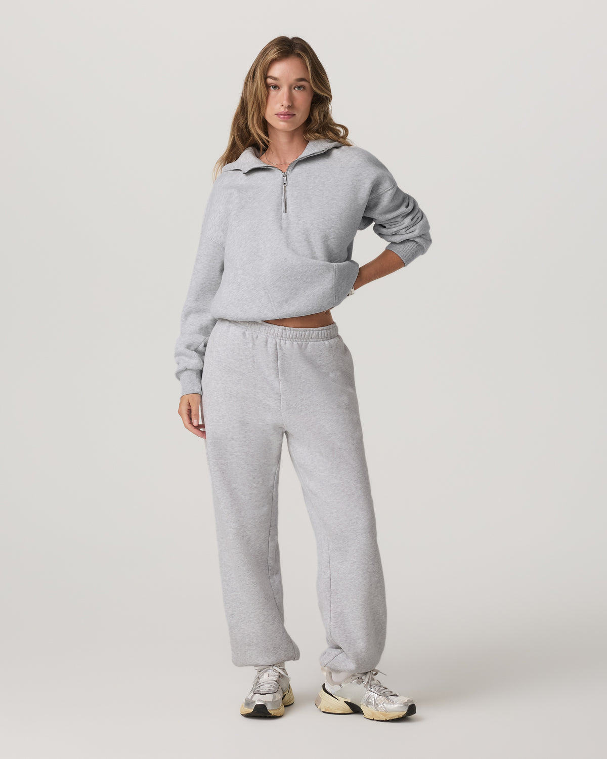 Women's Restore Classic Sweatpant Pale Grey Heather | Vuori Discount