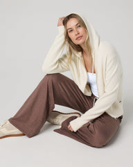 Halo Essential Wideleg - Long Women's Sable Heather Pants | Vuori Clothing