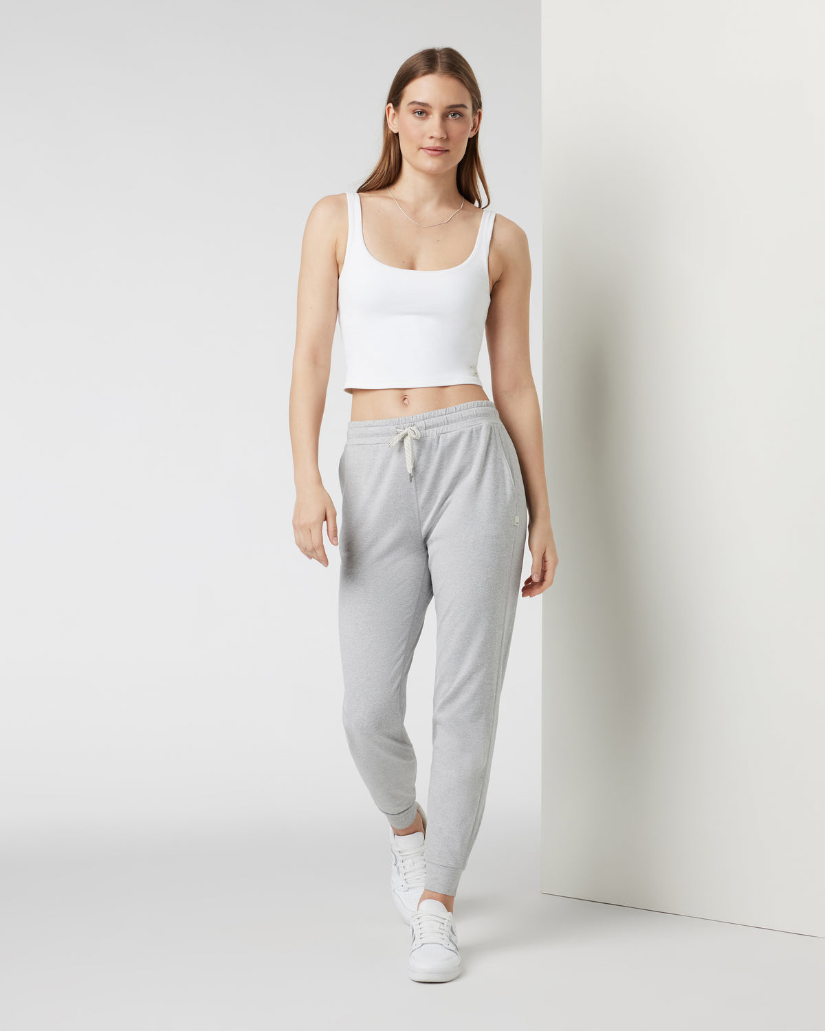 Performance Jogger - Long Tall Pale Grey Joggers | Vuori Outlet
