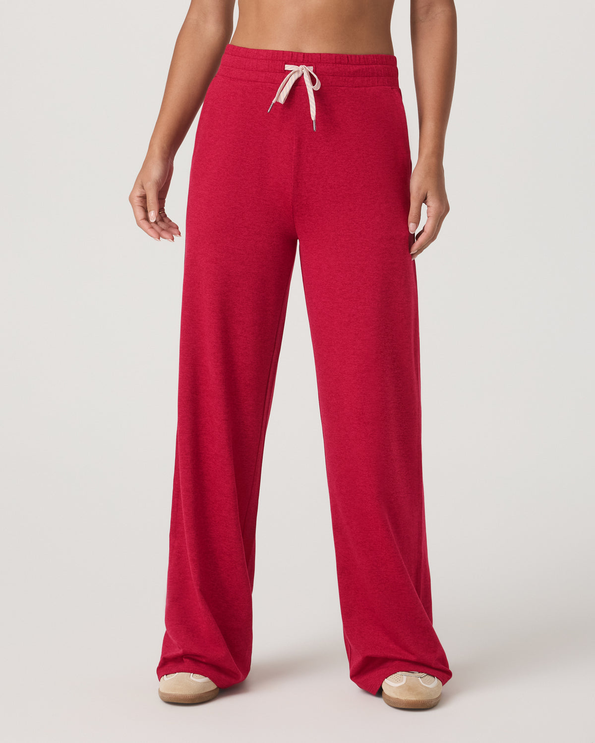 Halo Wideleg Women's Strawberry Heather Pants | Vuori US