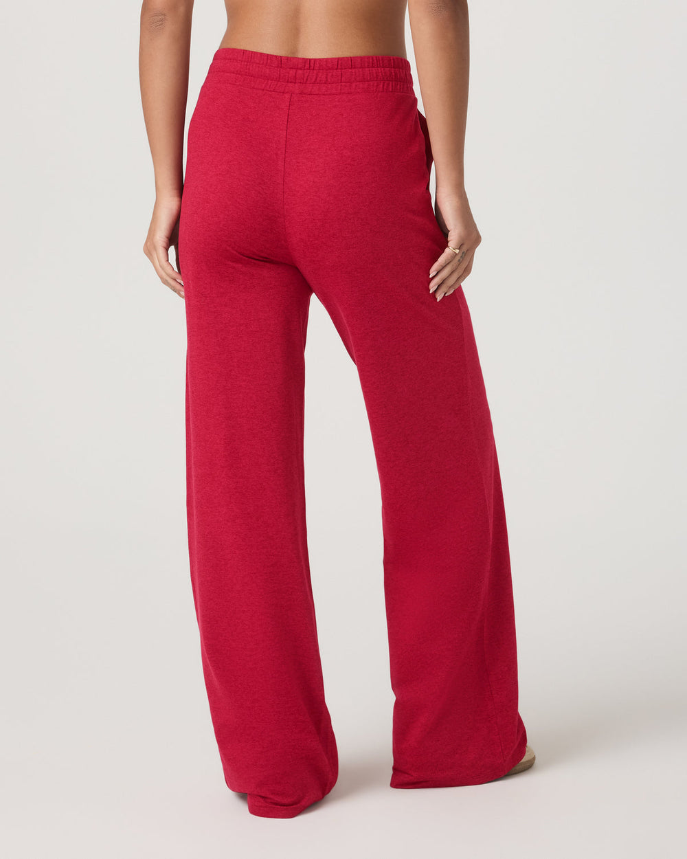 Halo Wideleg Women's Strawberry Heather Pants | Vuori US