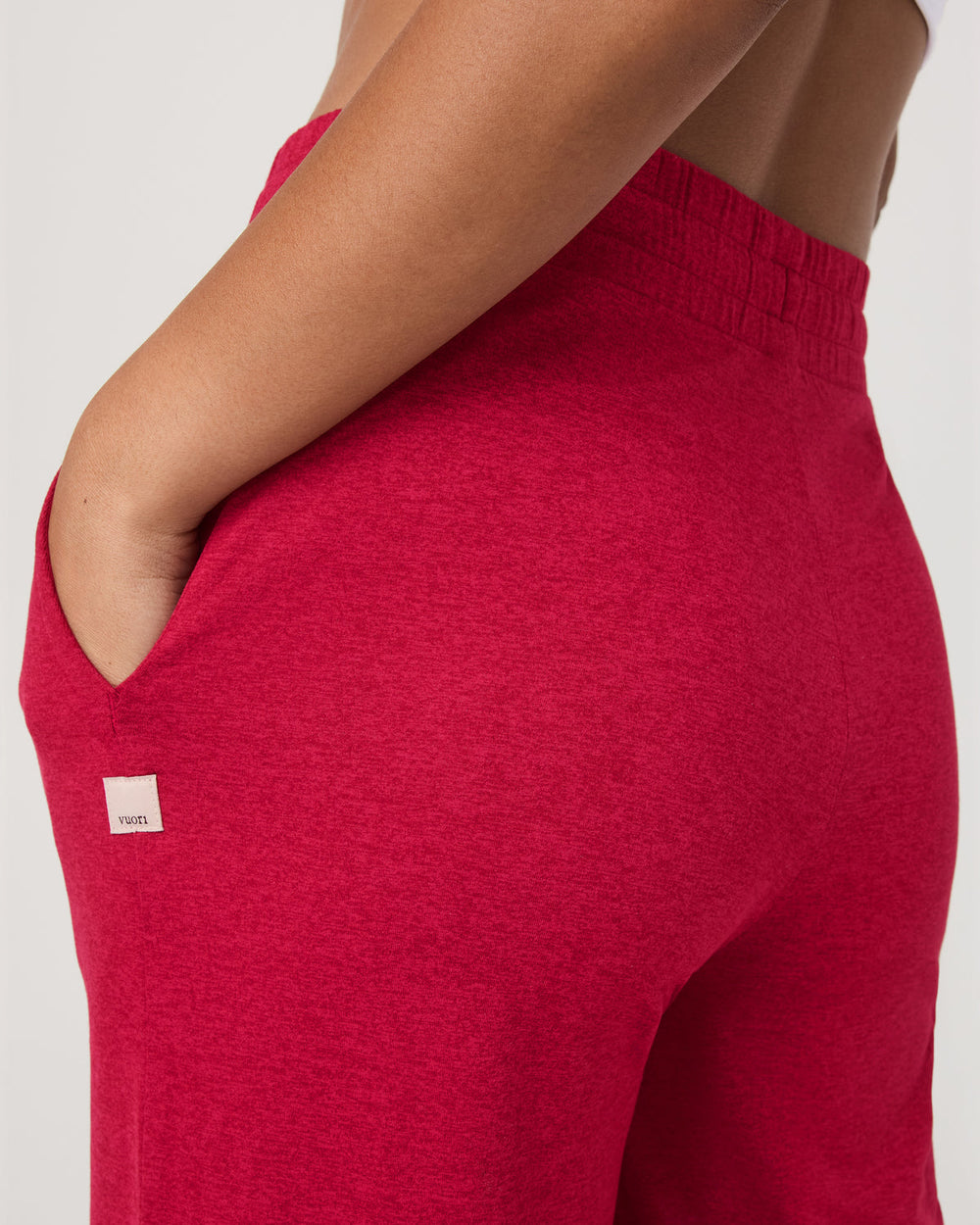 Halo Wideleg Women's Strawberry Heather Pants | Vuori US