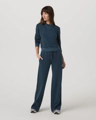 Compose Wideleg Pant Women's Ocean Blue Relaxed Pants | Vuori Discount