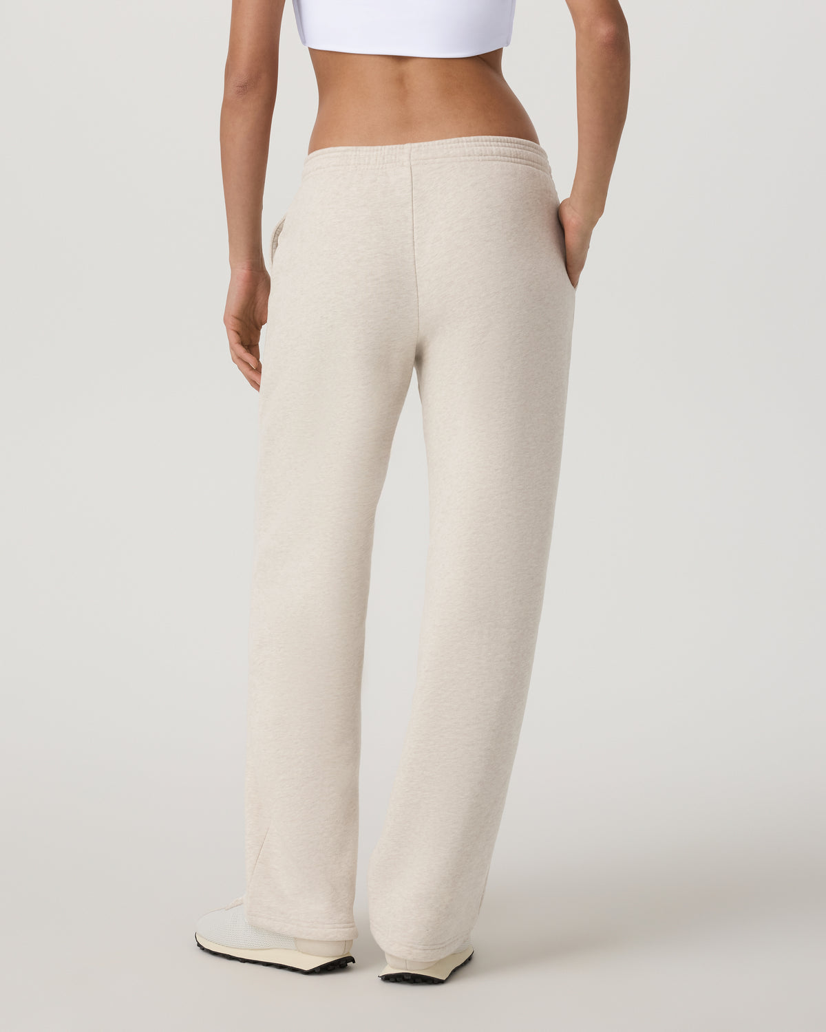 Restore Straight Leg Sweatpant - Long Bone Heather | Vuori Clothing