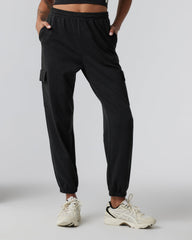 Boyfriend Cargo Sweatpant Black Heather Sweatpants | Vuori For sale