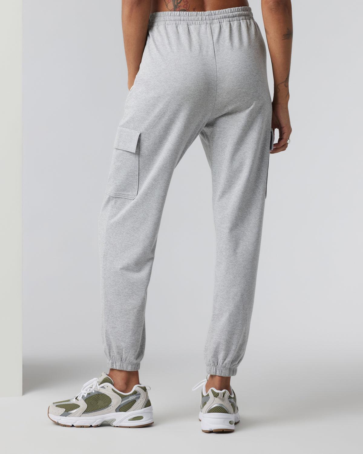 Boyfriend Cargo Sweatpant Pale Grey Heather | Vuori On sale