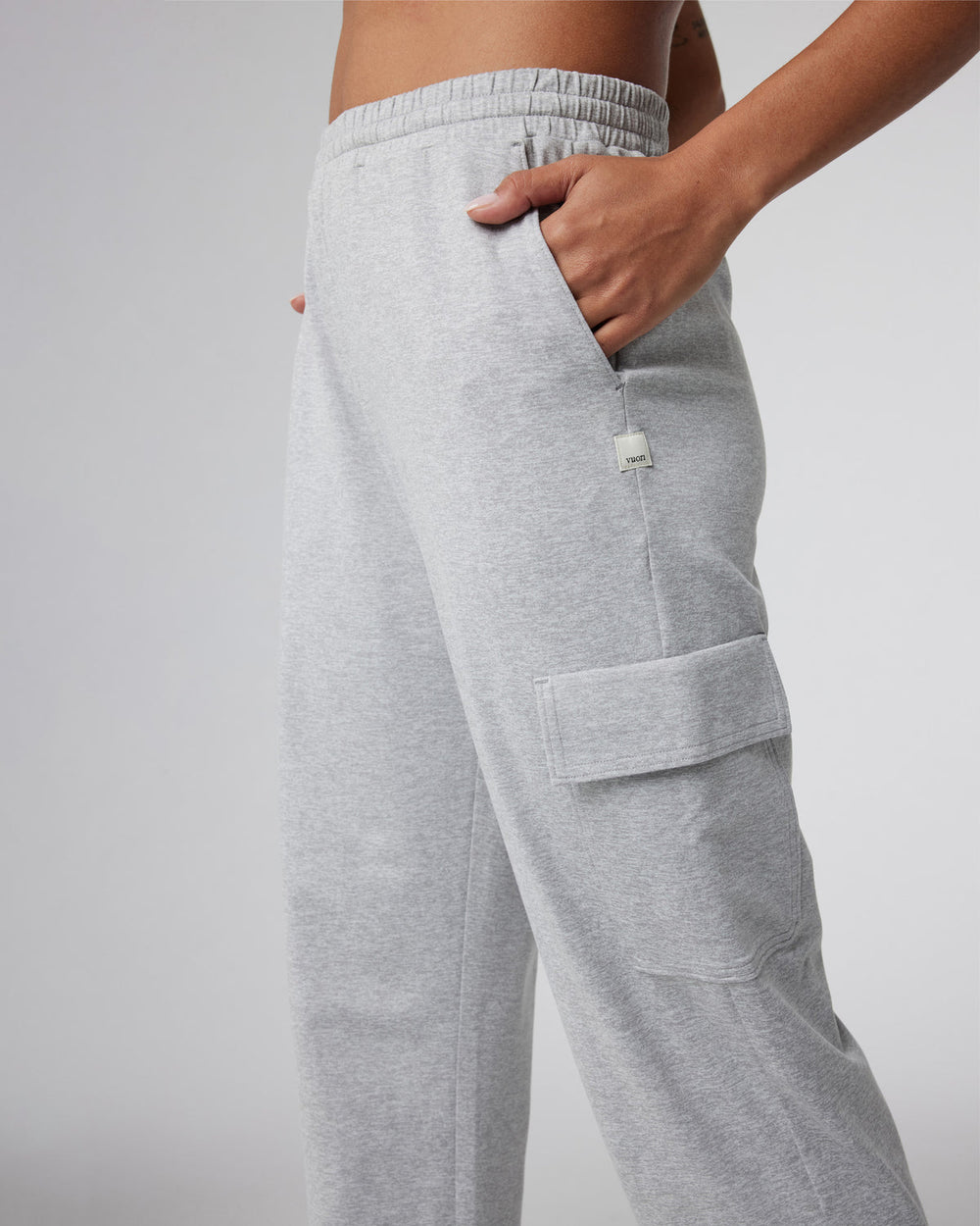 Boyfriend Cargo Sweatpant Pale Grey Heather | Vuori On sale