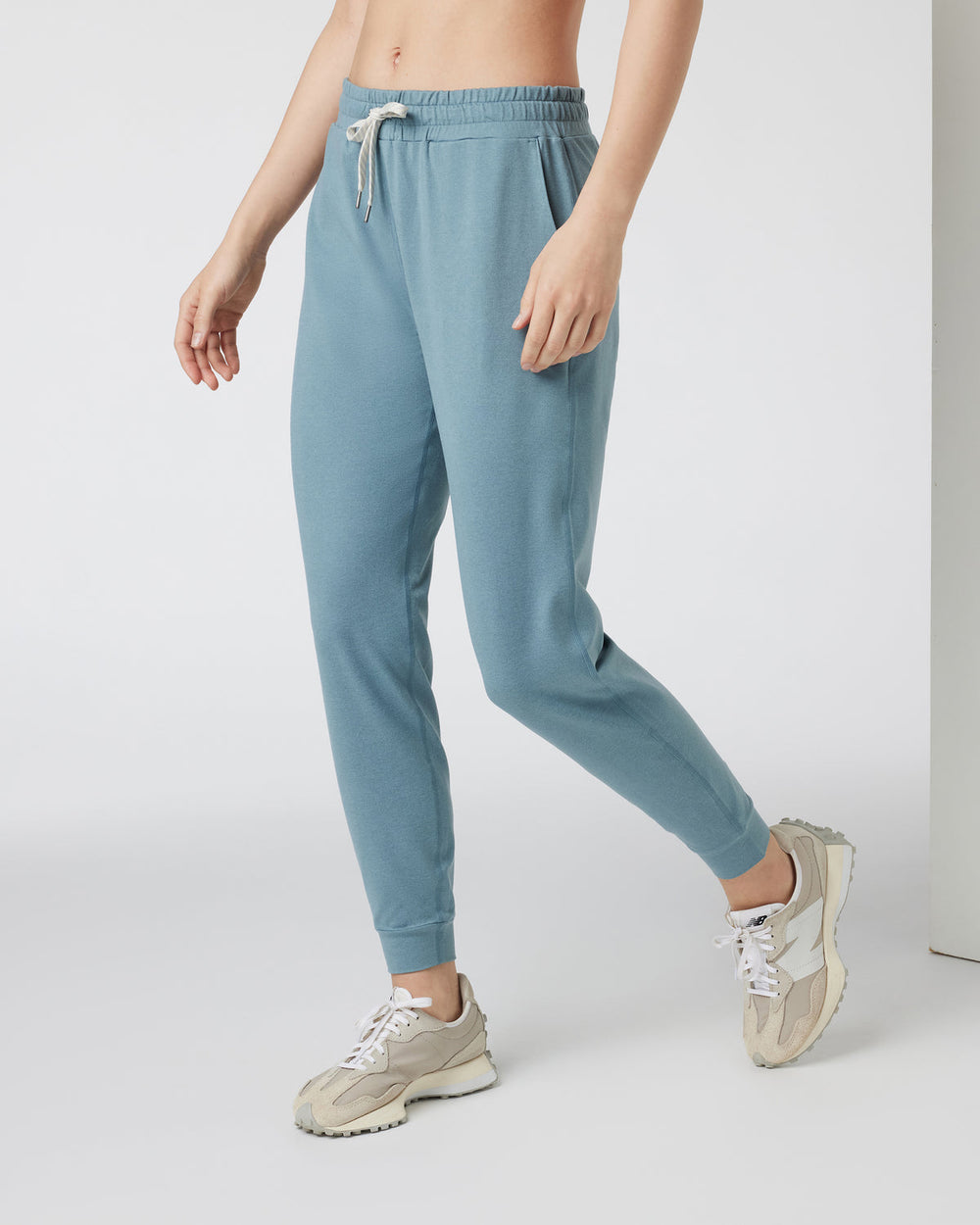 Performance Jogger - Long Smoke Blue Heather | Vuori For sale