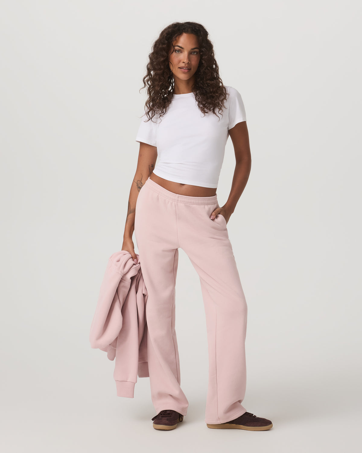 Women's Restore Straight Leg Sweatpant Vintage Rose | Vuori Outlet