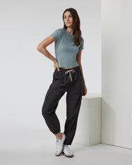 Birch Jogger Women's Vintage Black Utility Joggers | Vuori
