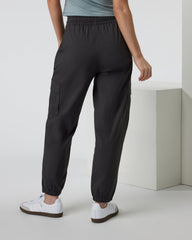 Birch Jogger Women's Vintage Black Utility Joggers | Vuori