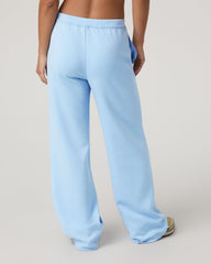 Compose Wideleg Pant Crystal Blue Mid-High Rise Pants | Vuori On sale