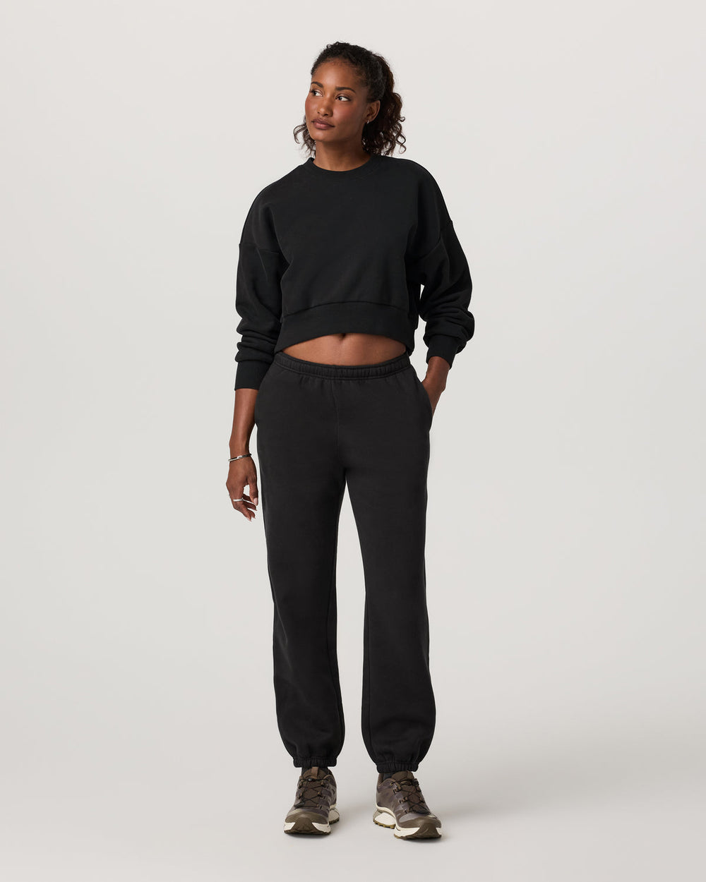 Women's Restore Classic Sweatpant - Long Washed Black | Vuori For sale