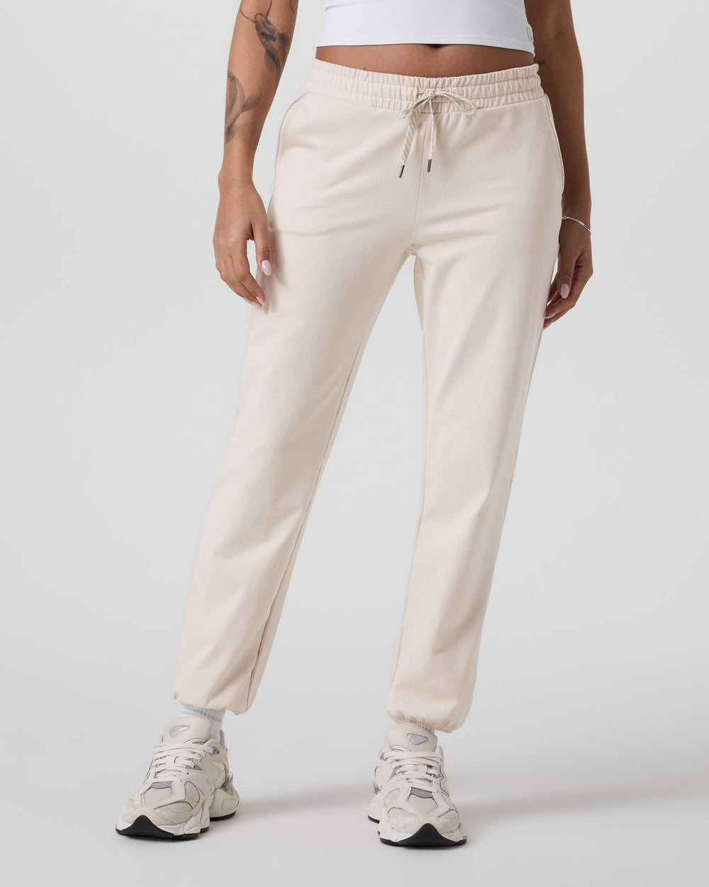 Granite Performance Jogger Milkweed Heather | Vuori Online