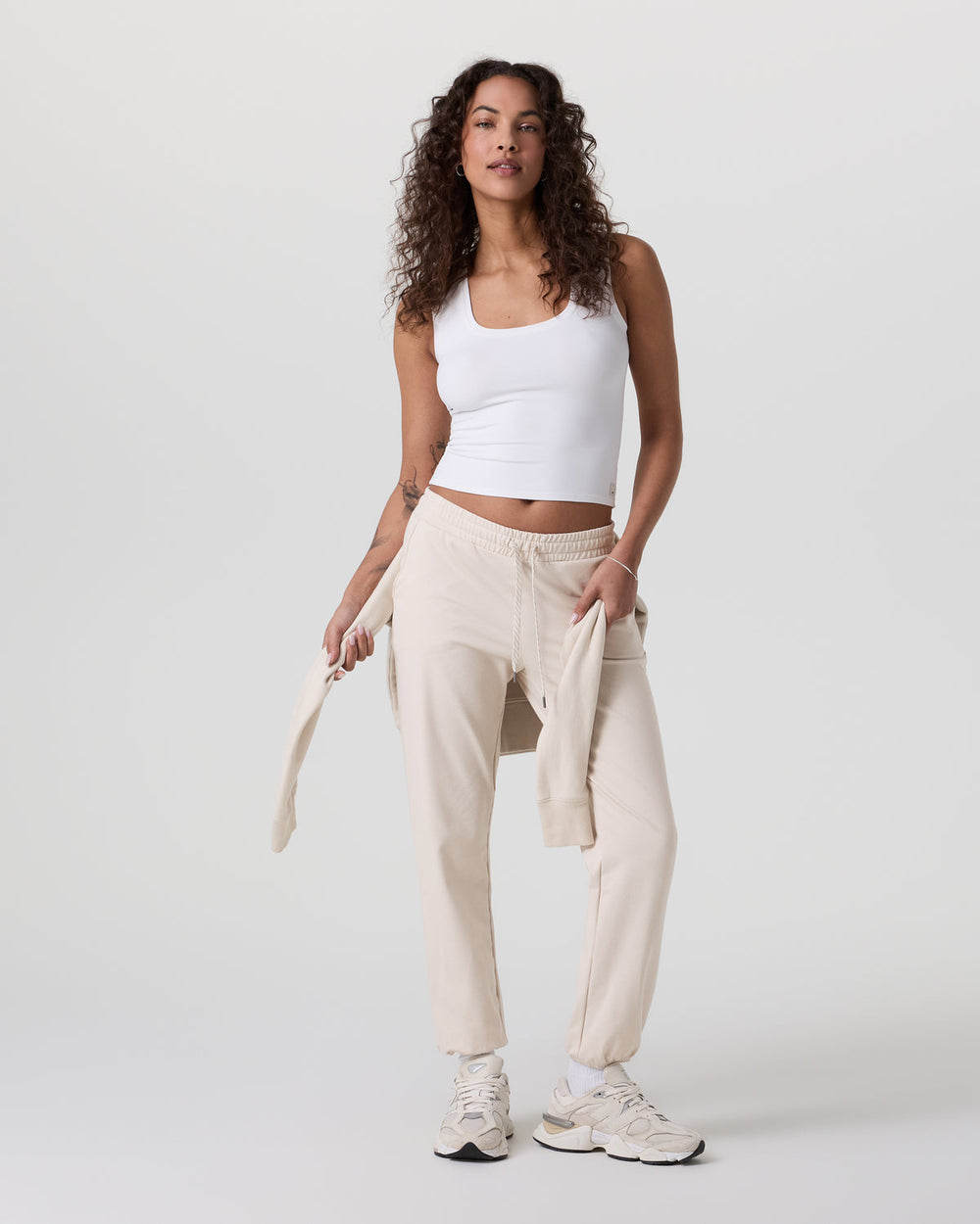 Granite Performance Jogger Milkweed Heather | Vuori Online