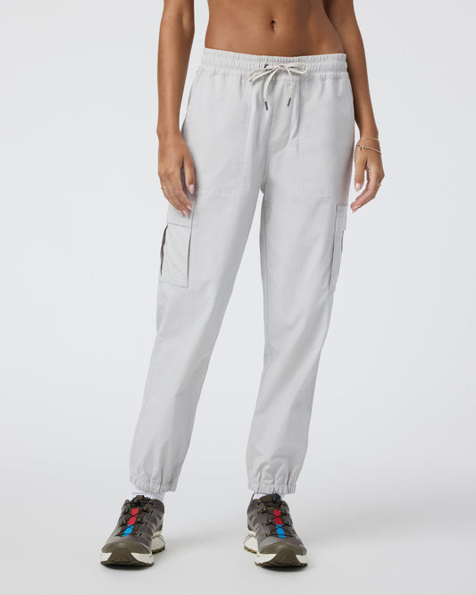 Birch Jogger Women's Silver Cloud Utility Joggers | Vuori Outlet