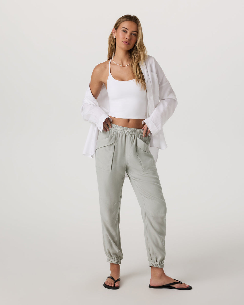 Trestles Twill Jogger Talc | Vuori