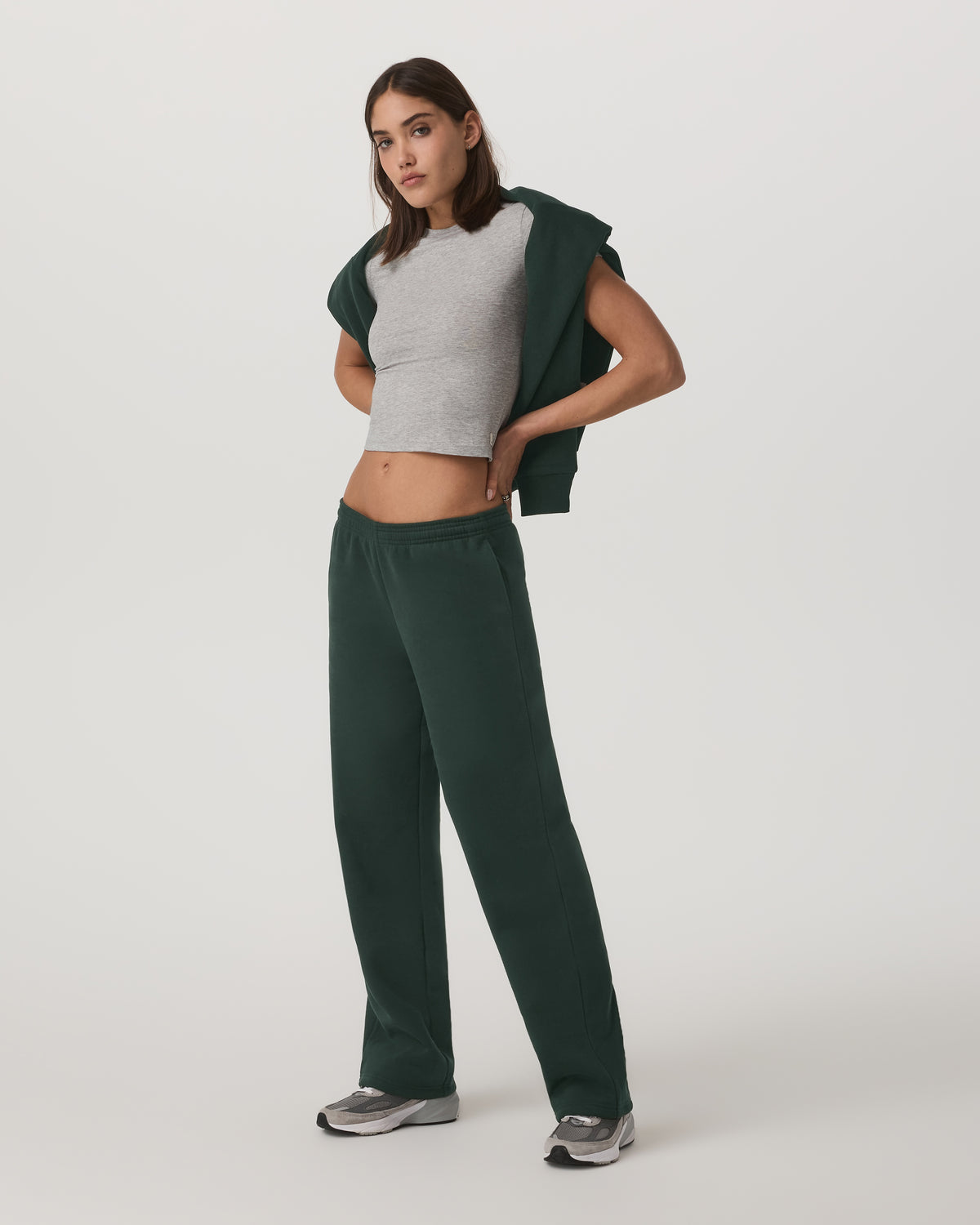 Restore Straight Leg Sweatpant Women's Evergreen Pants | Vuori Online