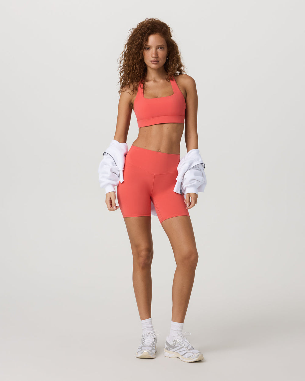Vuori AllTheForm™ Short 6" Bright Coral Biker Shorts | Vuori Discount
