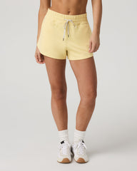 Women's Halo Performance Short 2.0 Lemon Snap Heather | Vuori On sale