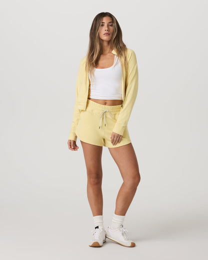 Women's Halo Performance Short 2.0 Lemon Snap Heather | Vuori On sale