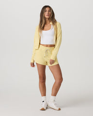 Women's Halo Performance Short 2.0 Lemon Snap Heather | Vuori On sale
