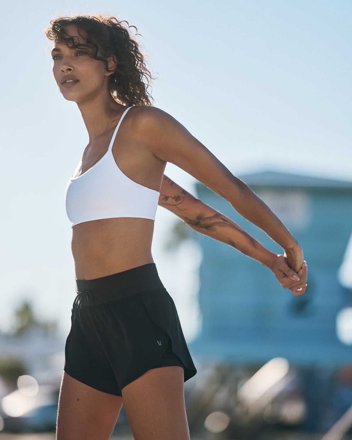 Daily Speed Short 2.5" Women's Black Fitness Shorts | Vuori For sale