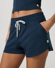 Women's Halo Performance Short 2.0 Blue Coast Heather | Vuori Outlet