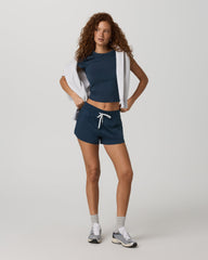 Women's Halo Performance Short 2.0 Blue Coast Heather | Vuori Outlet