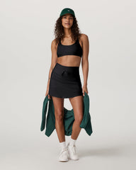 Daily Skirt Long 16" Women's Black Performance Skirt | Vuori Outlet