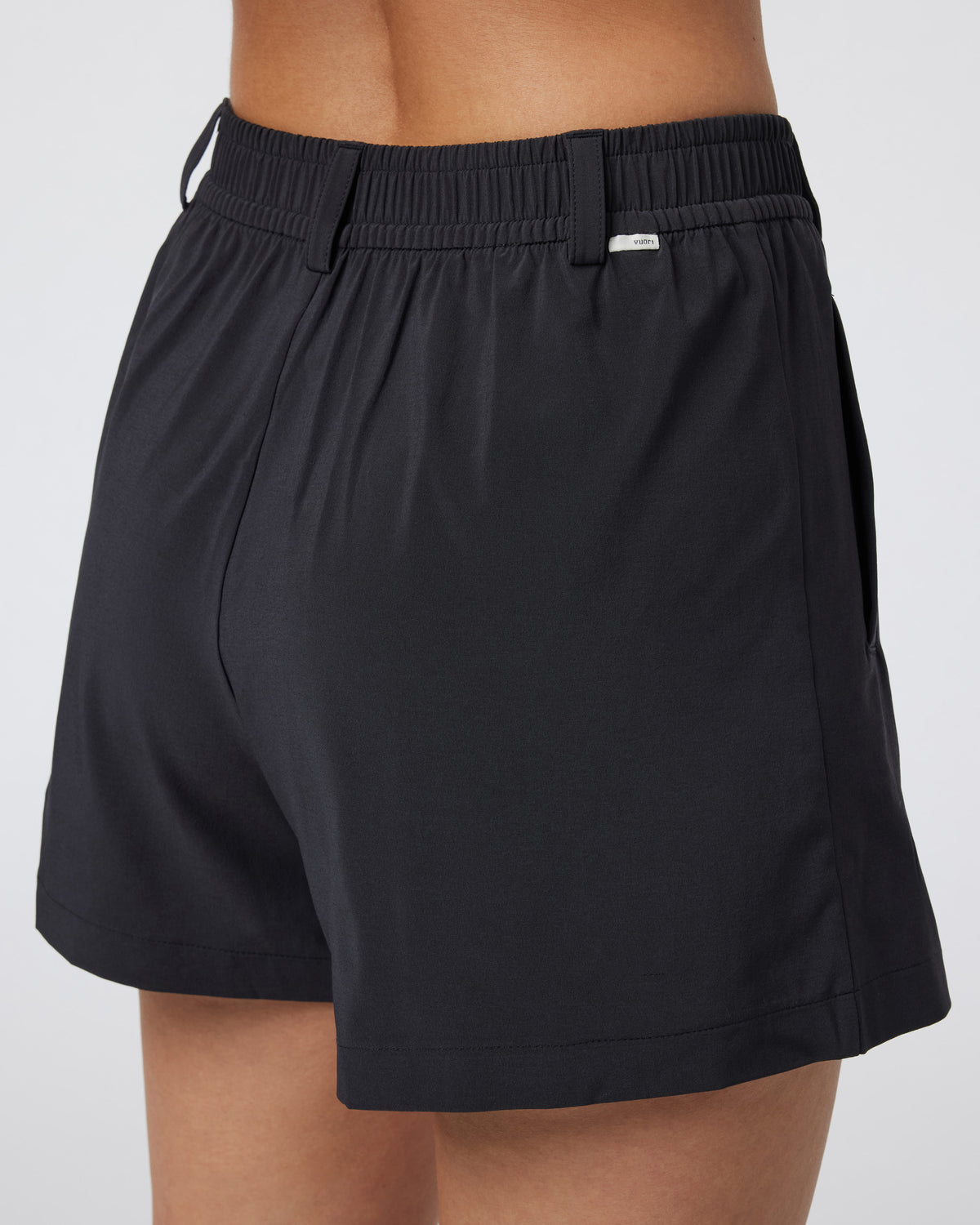 Villa Trouser Shorts Women's Black Pleated Shorts | Vuori US