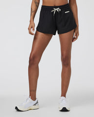 Clementine Short 2.0 Women's Black Running Shorts | Vuori Outlet