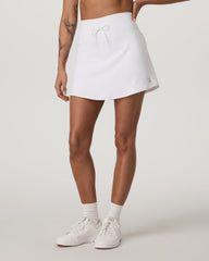Daily Skirt Long 16" Women's White Performance Skirt | Vuori US