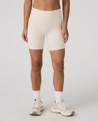 Clean Elevation Shorty Women's Bone Heather Shorts | Vuori On sale