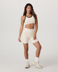 Clean Elevation Shorty Women's Bone Heather Shorts | Vuori On sale