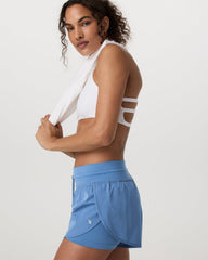 Daily Speed Short 2.5" Women's Light French Blue Shorts | Vuori Discount
