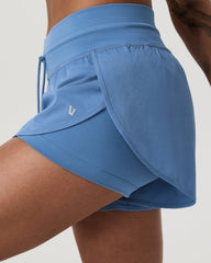 Daily Speed Short 2.5" Women's Light French Blue Shorts | Vuori Discount