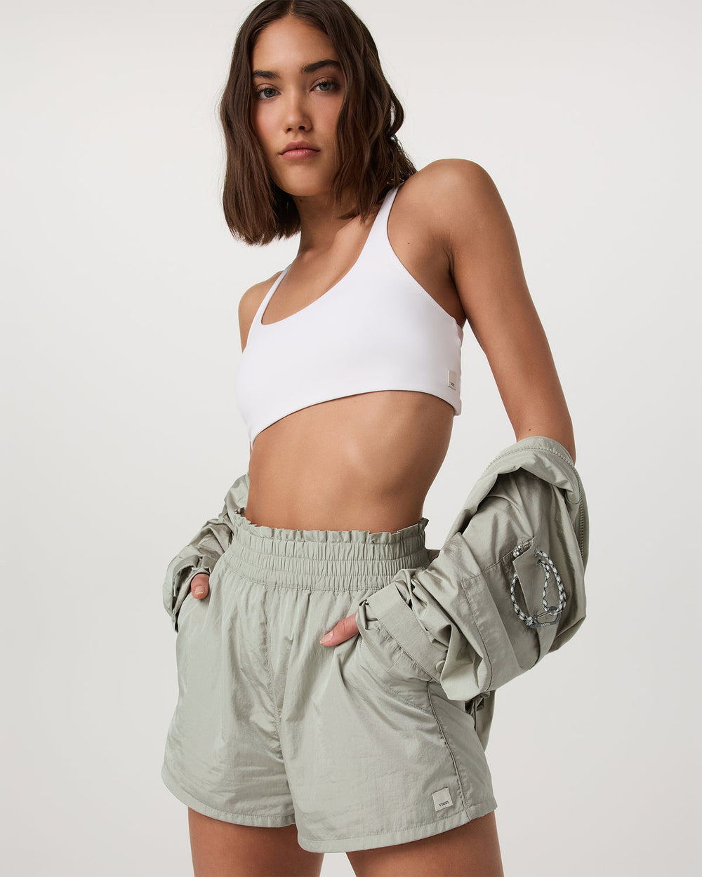 Dash Elevate Short Women's Talc Fitness Shorts | Vuori For sale