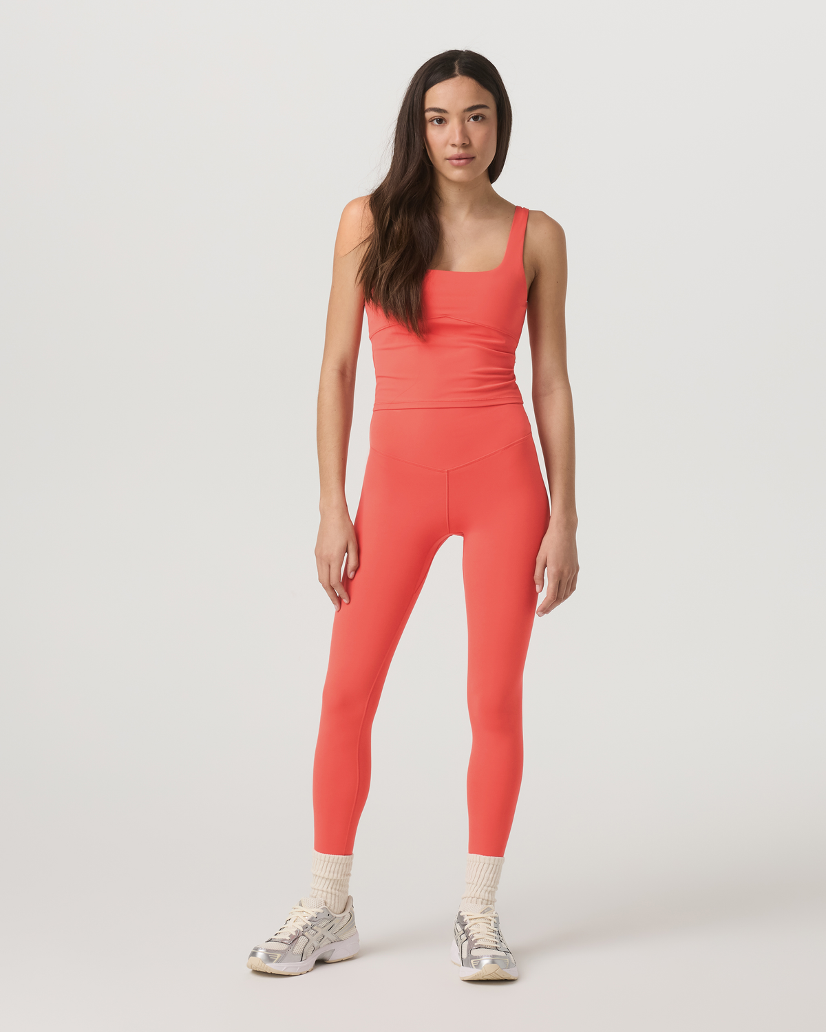 Vuori AllTheForm™ Support Tank Women's Bright Coral Top | Vuori Online