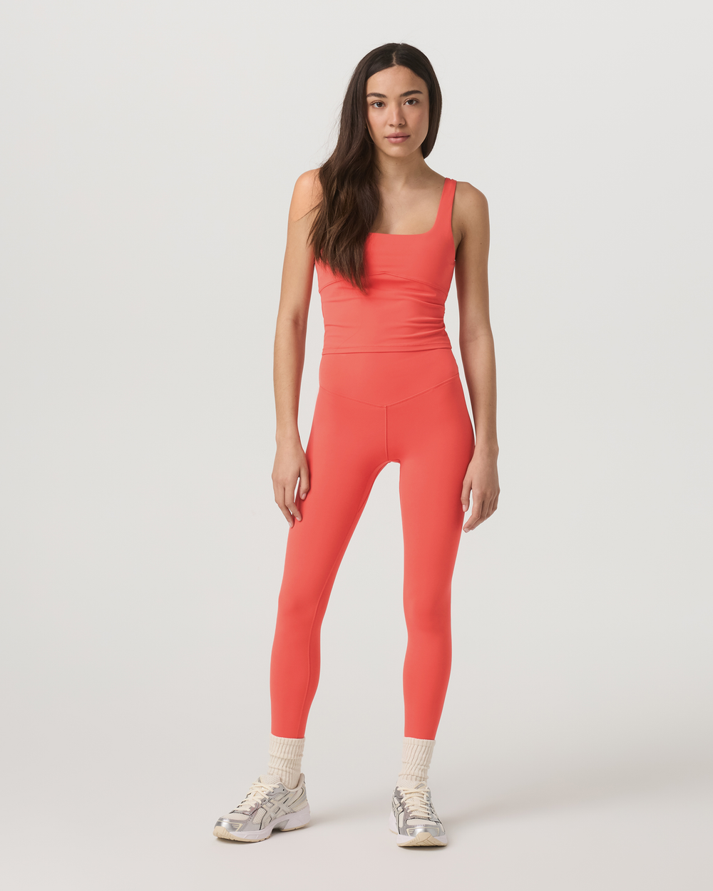 Vuori AllTheForm™ Support Tank Women's Bright Coral Top | Vuori Online