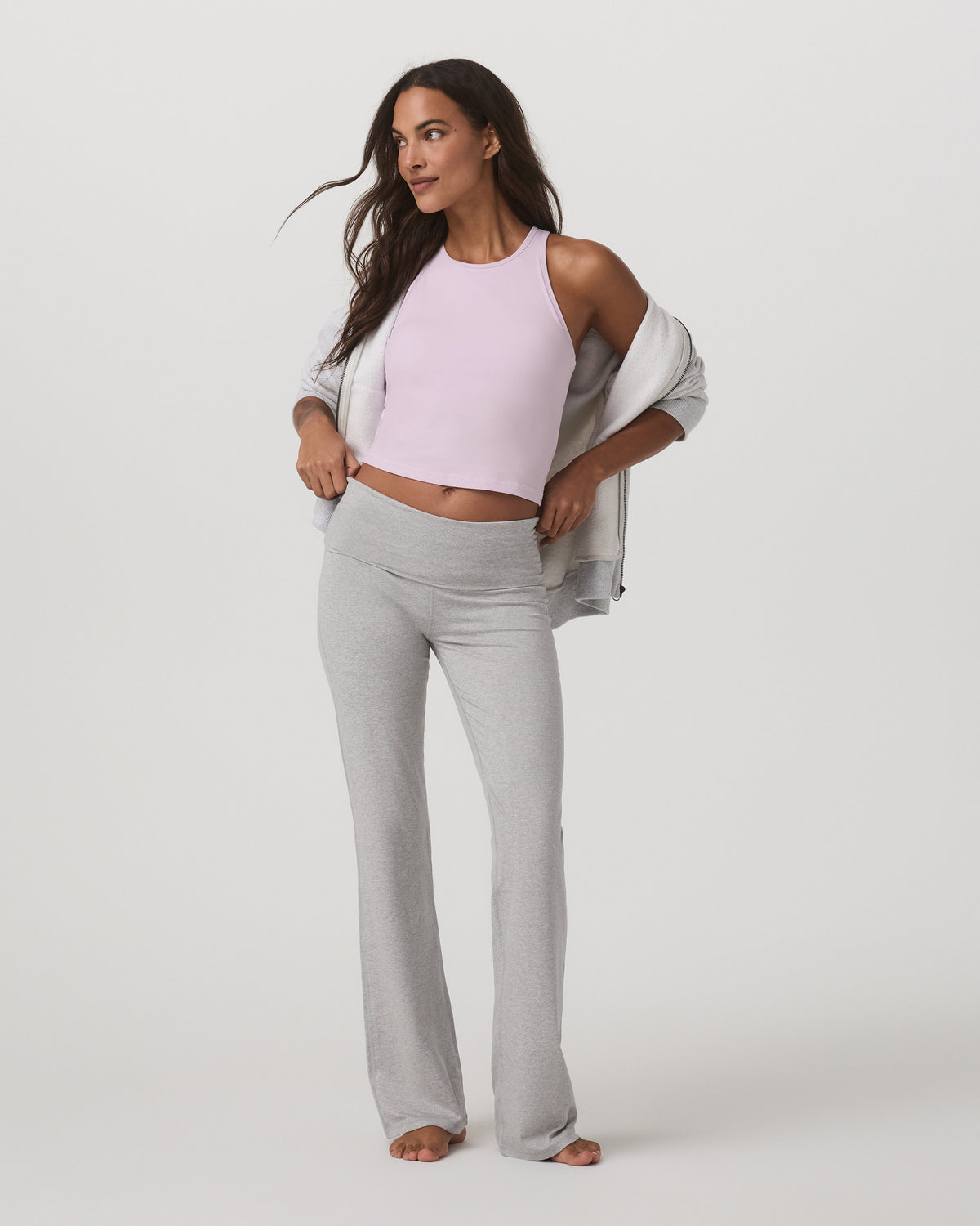 Pose Plyo Tank Women's Lilac Breeze Supportive Tank Top | Vuori