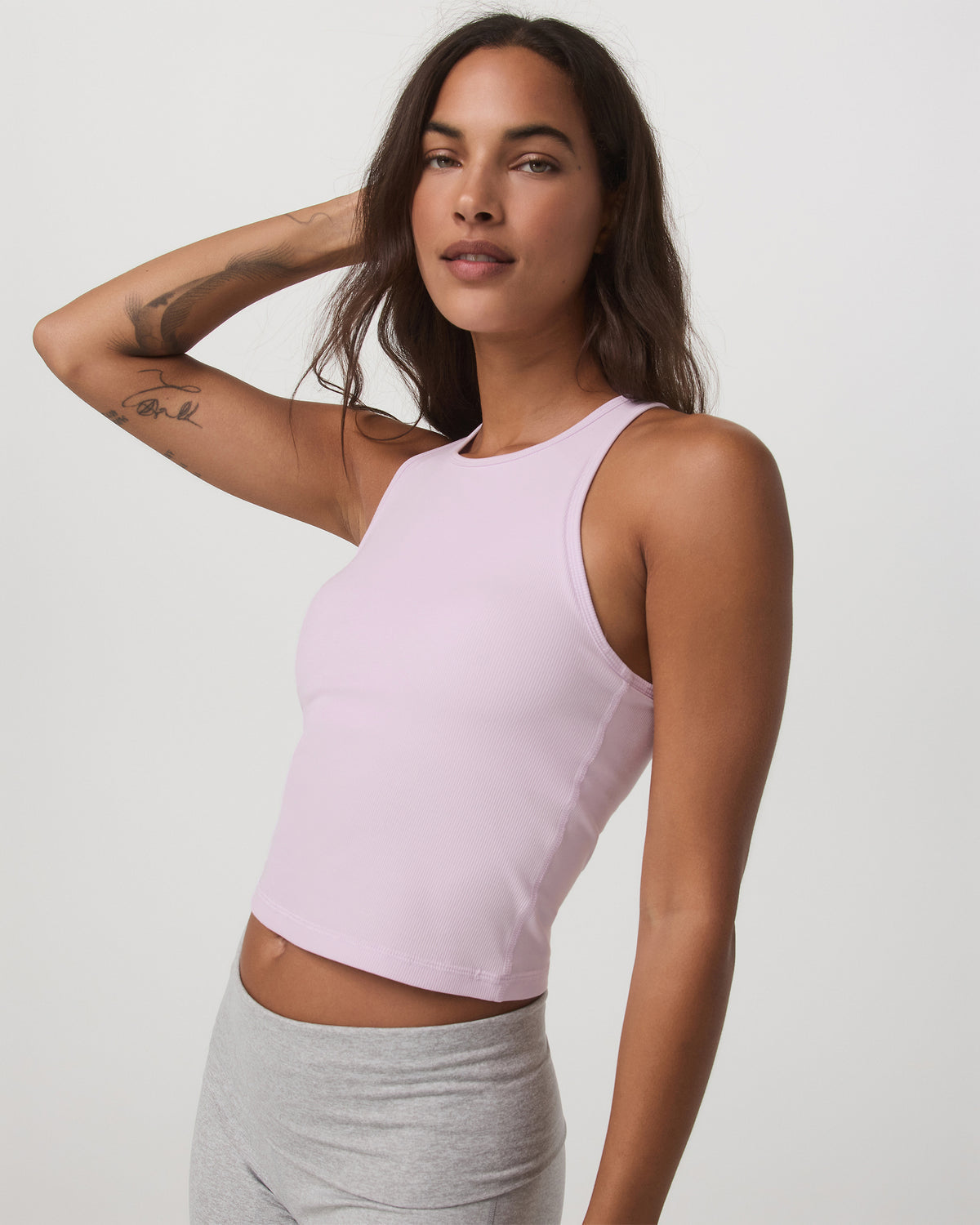 Pose Plyo Tank Women's Lilac Breeze Supportive Tank Top | Vuori