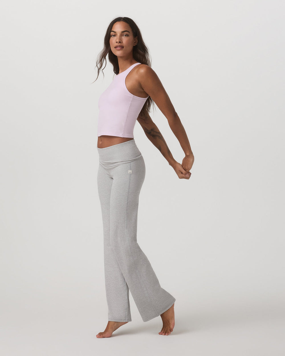 Pose Plyo Tank Women's Lilac Breeze Supportive Tank Top | Vuori