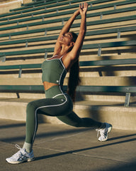 Vuori AllTheFeels™ Corset Tank Women's Agate Green Tank Top | Vuori Online