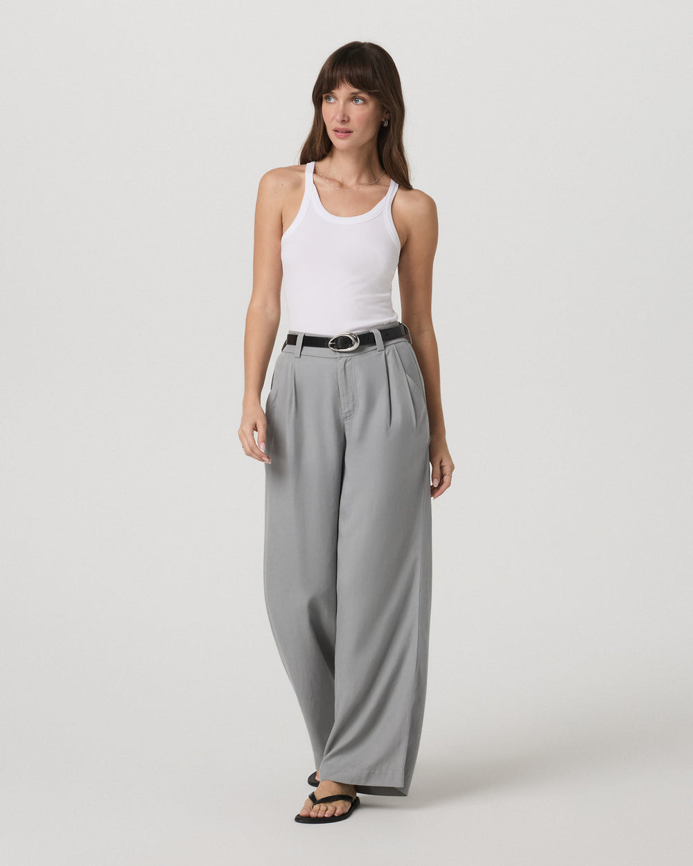 Cove Layering Tank Women's White Rib Knit Tank Top | Vuori Clothing
