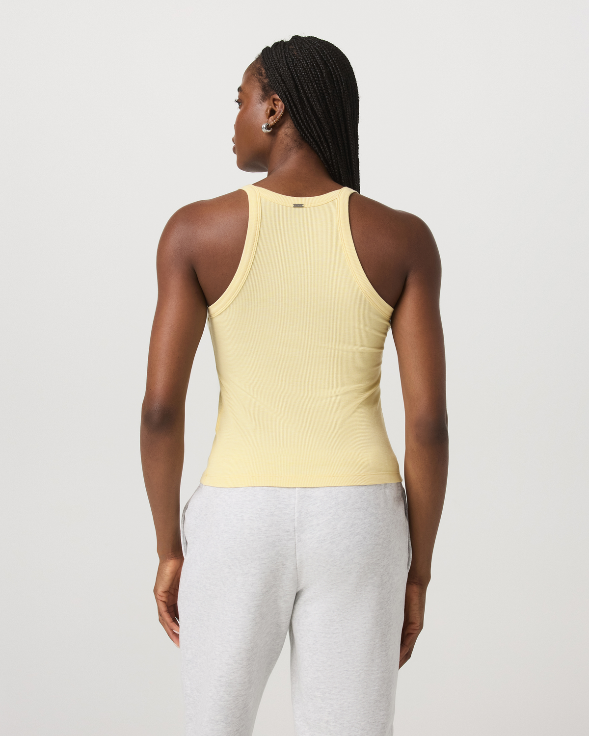 Cove Layering Tank Women's Lemon Snap Heather Tank Top | Vuori