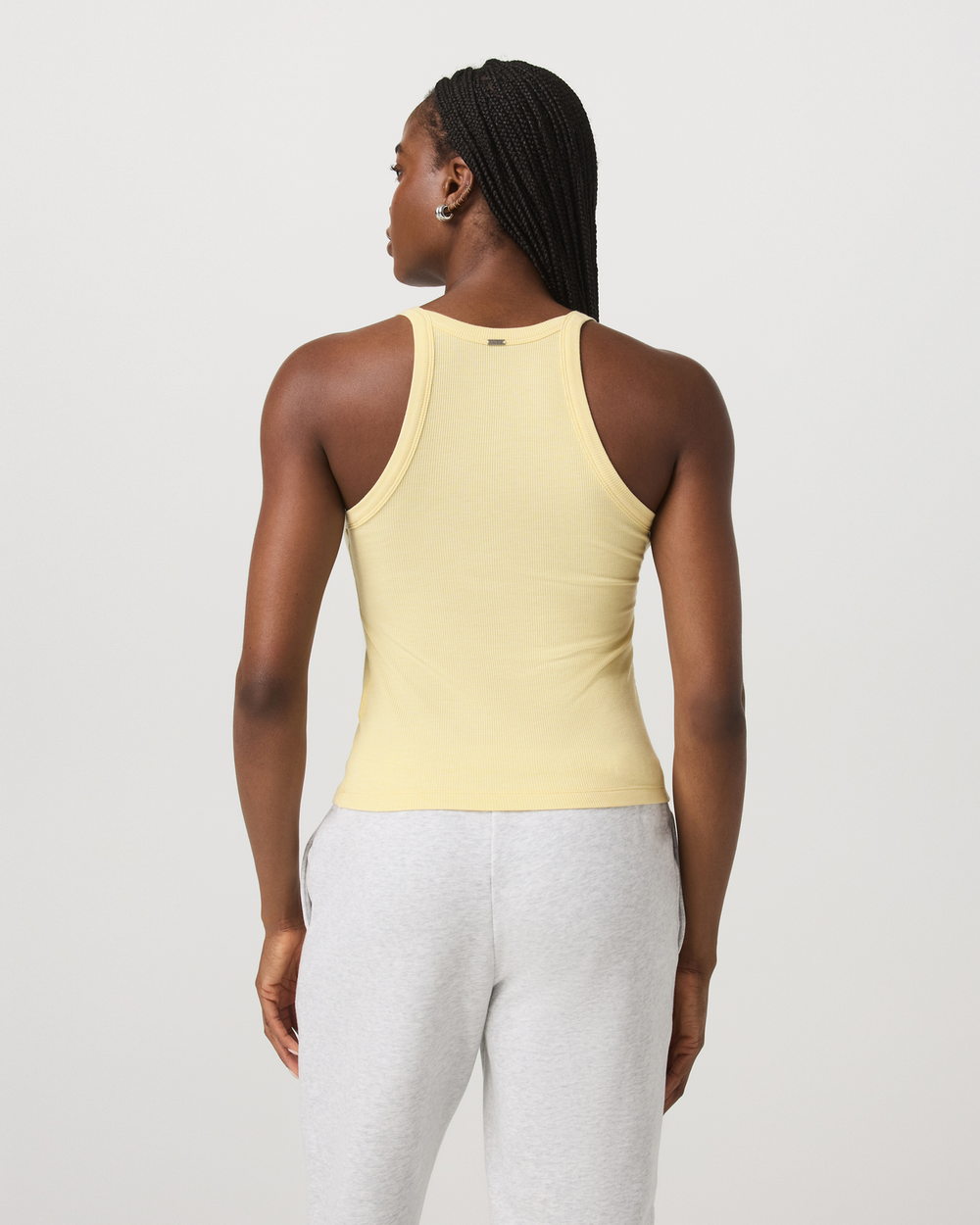 Cove Layering Tank Women's Lemon Snap Heather Tank Top | Vuori