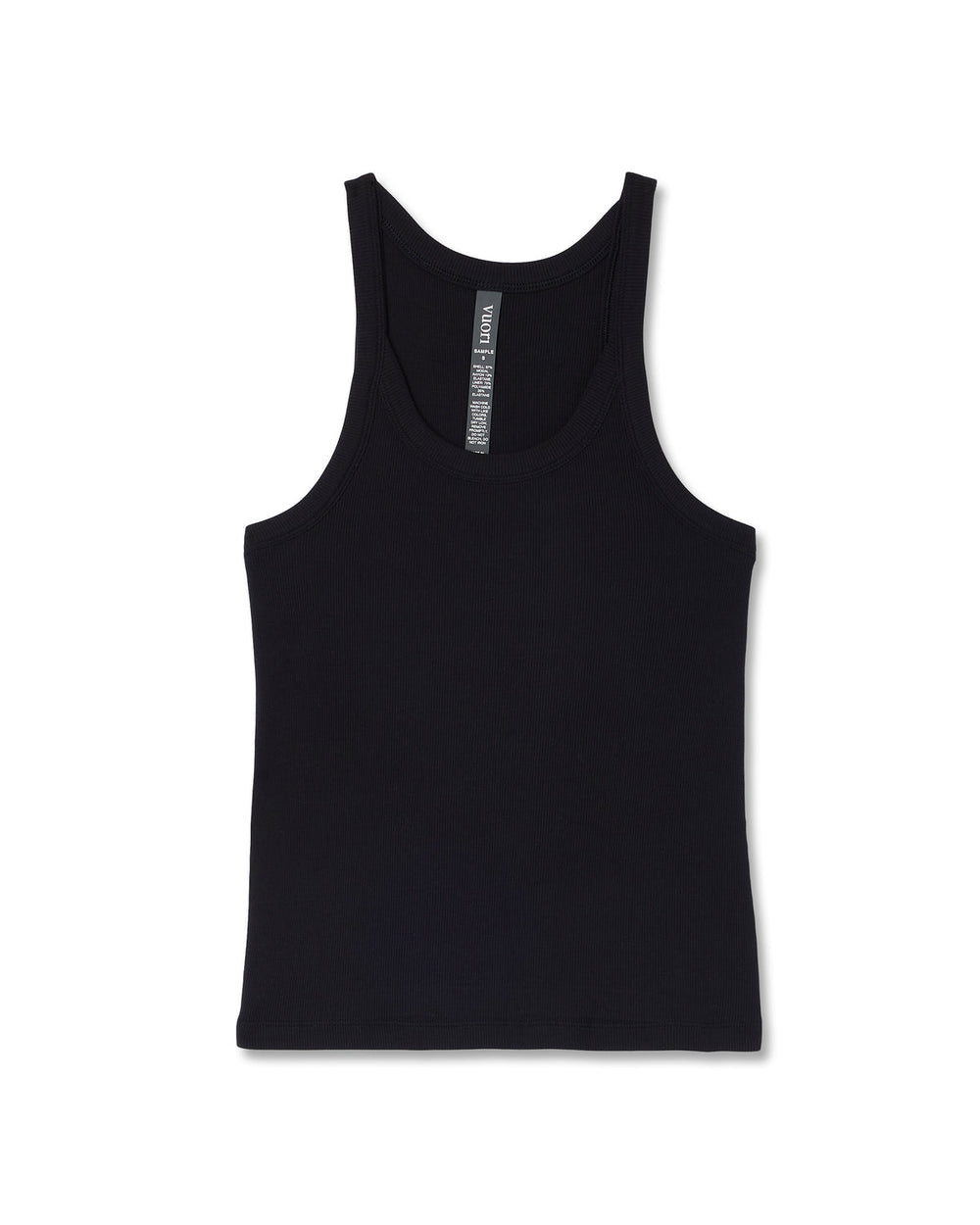 Cove Layering Tank Women's Black Rib Knit Tank Top | Vuori For sale