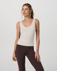 Pose Twin Tank Women's Ecru Heather Tank Top | Vuori Online